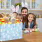 Boohit Large Easter Baskets For Kids Personalized Baby Girl Easter Basket Cute Teen Boy Spring Decor (Love Envelope Bunny Egg)