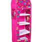 Flipzon Plastic Multipurpose 5 Shelve Baby Wardrobe, Foldable, (Unbreakable Material) (Medium) (Pink)