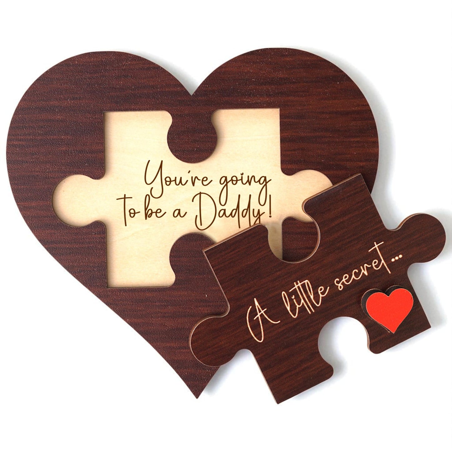 Pregnancy Reveal Keepsake, Pregnancy Announcement for Dad, Daddy, Baby Announcement Sign, Baby Reveal to Husband, Surprise Annou