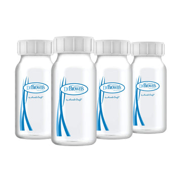Dr. Browns Breastmilk Collection Bottles, 4 Oz/120 Ml, 4-Pack