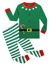 Kikizye Christmas Elf Cosplay Baby Girls Boys Pjs 100% Cotton Long Sleeve Kids Infant Pajamas Sets Size 12-18 Months Green