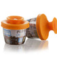 Tomorrow'S Kitchen Popsome Toddler Pop Shake & Snack Container, Orange