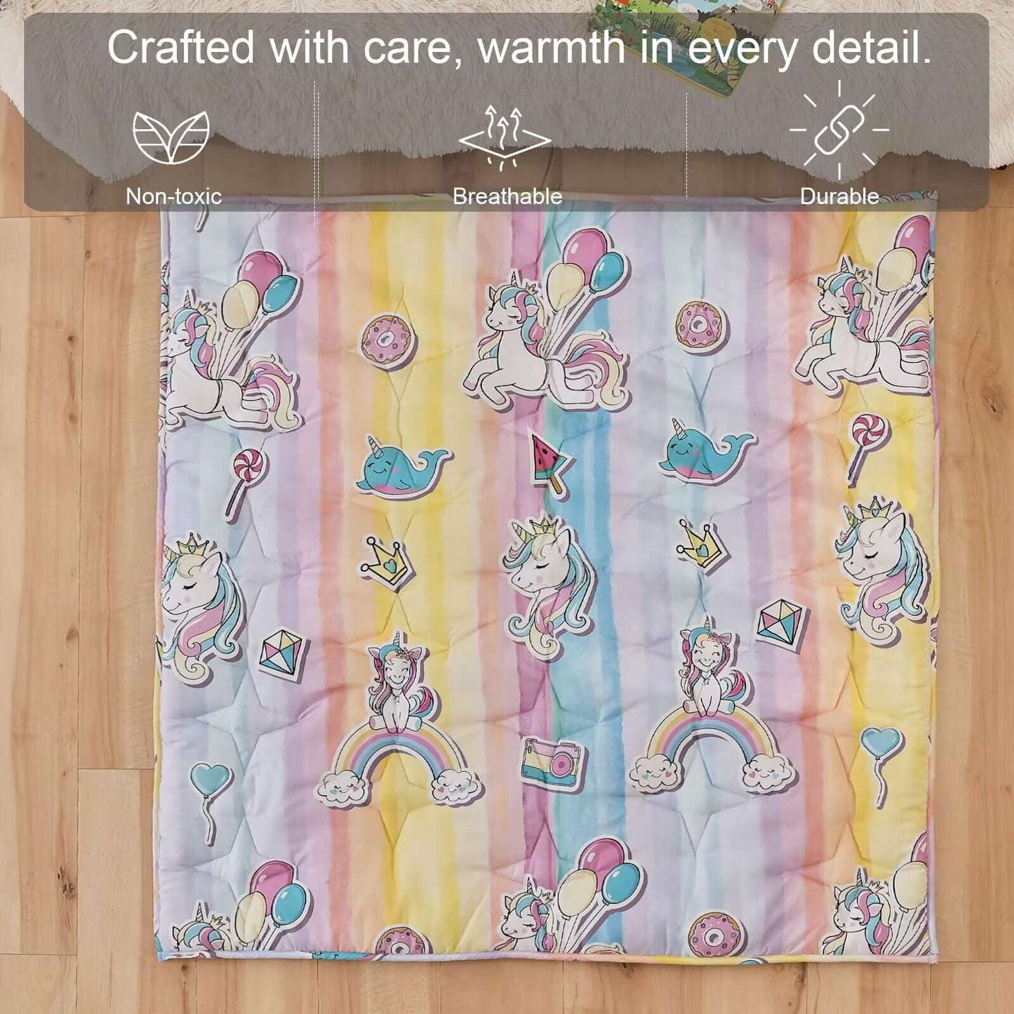 Napcure Baby Play Mat For Floor,50     50    Thick Ultra Soft Playpen Baby Mat For Playing,Non-Slip Baby Crawling Playmat For Ba