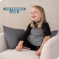 Bare Home Microfiber Pillow Cases - Toddler Size Set Of 2 Cooling Pillowcases Double Brushed Grey Pack Easy Care (Toddler Pillow