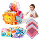 Baby Tissue Box Toy - Sensory Toys for Babies 6 - 12 Months, Montessori Toys for 6 Month with Crinkle Tissues, Baby Scarf Toy fo