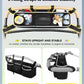 Yorepek Heavy Duty Double Stroller Organizer For Bob Duallie, Baby Jogger City Mini Gt2 And Jeep,Stroller Caddy With Detachable