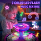 Hockvill Unicorn Sit And Spin Toy For Toddler Girls Ages 1 2 3 4 5, Christmas Birthday Gift For Kids, Toddler Spin Toy With Led
