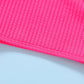 Younger Tree Toddler Girls Two Pieces Swimsuit Color Block Stripe Swimwear Summer Beach Bathing Suit 18M-5T(Pink 7-8T)