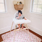 Bapronbaby Pink Ice Cream Splash Mat - Waterproof Catch-All For Under High Chairs, Floors, Tables, Playtime Or Arts & Crafts - M