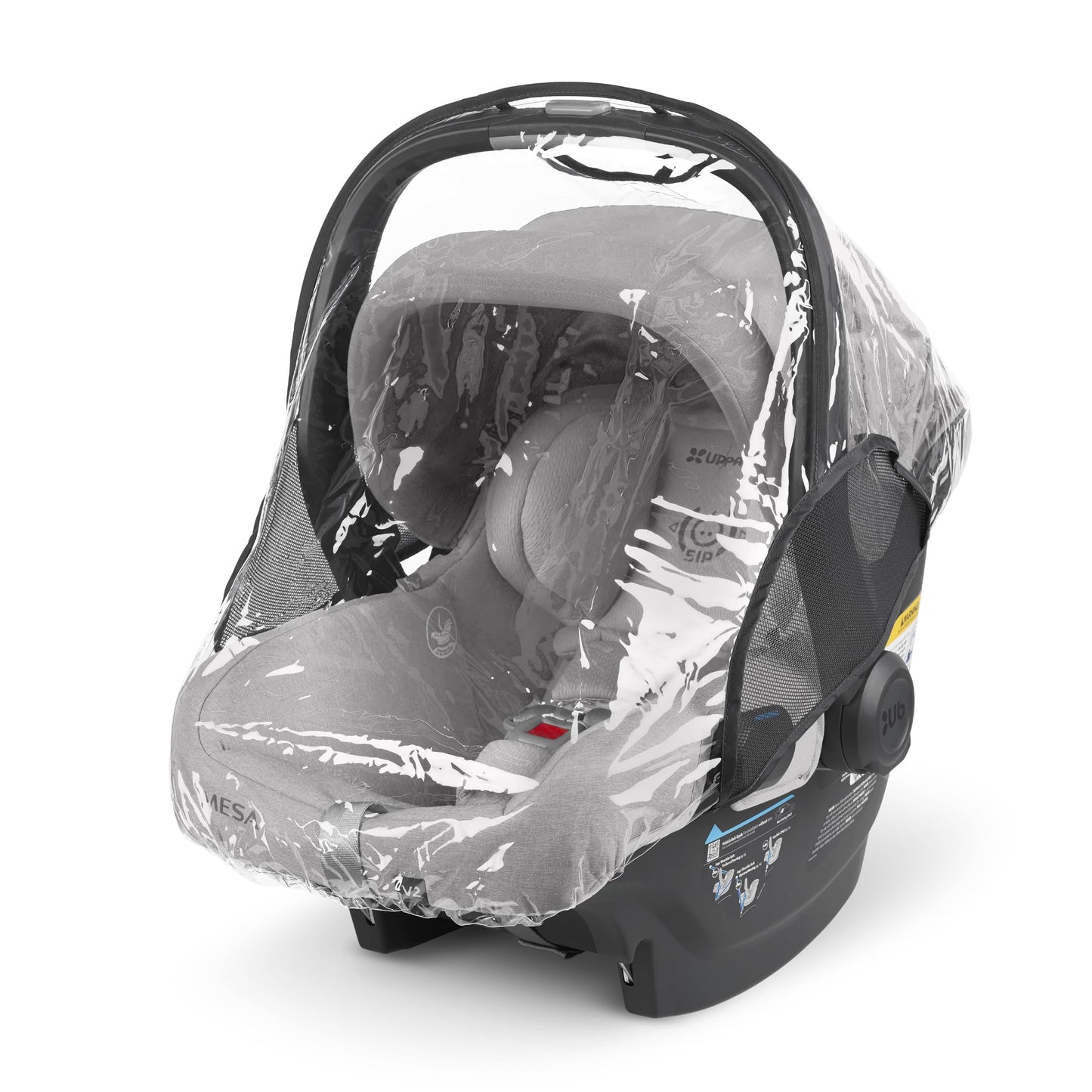 UPPAbaby Rain Shield for Mesa and Aria Infant Car Seat Carriers - Waterproof and Windproof Coverage - Ventilated Design - Quick 