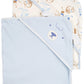Carters Baby Hooded Towel (2-pk Lt Blue)