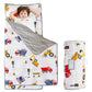 Viviland Toddler Kid Nap Mat for Preschool, Boys Car Truck Slumber Bag, Daycare Sleeping Bag with Pillow and Blanket, Kindergart