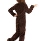 Kid'S Brown Bear Costume With Headband - Girl'S Grizzly Bear Jumpsuit - Child Animal Halloween Costume Xl