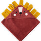 Cigit Concept 100% Organic Cotton Lion Figure Hooded Baby Towels 29.5 X 29.5 Inch Tile, Organic Baby Towels And Washcloths