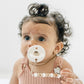 Ryan & Rose Cutie Pat Pacifier Teether (Bulb, Ivory)