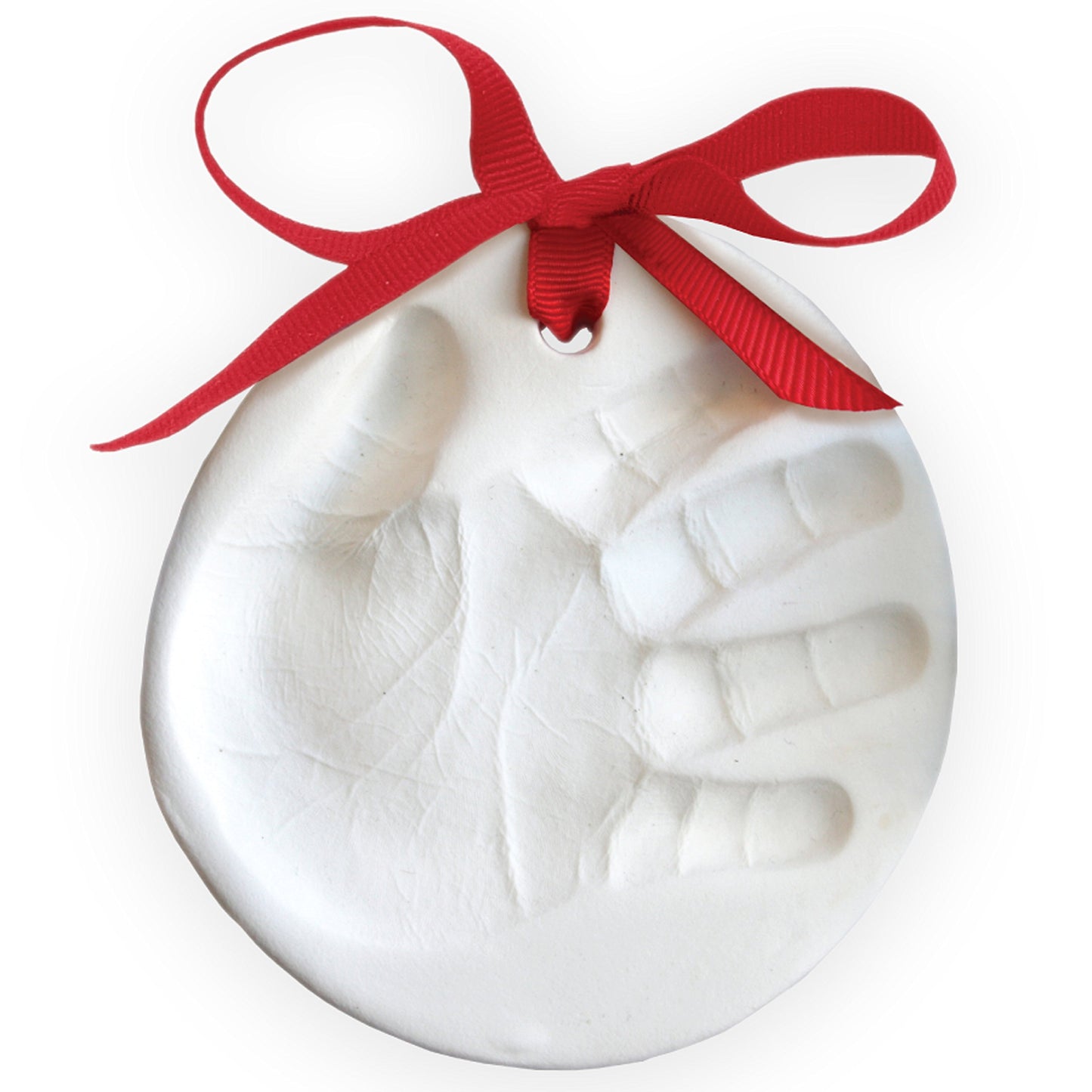 Child To Cherish Baby Handprint Or Footprint First Christmas Ornament Kit