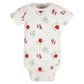 Gerber Baby 8-Pack Short Sleeve Onesies Bodysuits, Happy Veggies, Newborn
