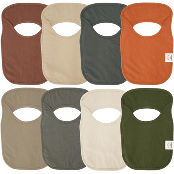 8-Pack Baby Bibs For Boys, Girls - Pull-On Bibs For Baby Girl, Baby Boy, Baby Girl Bib, Baby Boy Bib, Baby Drool Bibs, Baby Bib