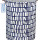 Langyashan Laundry Basket Canvas Fabric Collapsible Organizer Basket For Storage Bin Toy Bins Gift Baskets Bedroom Clothes Child