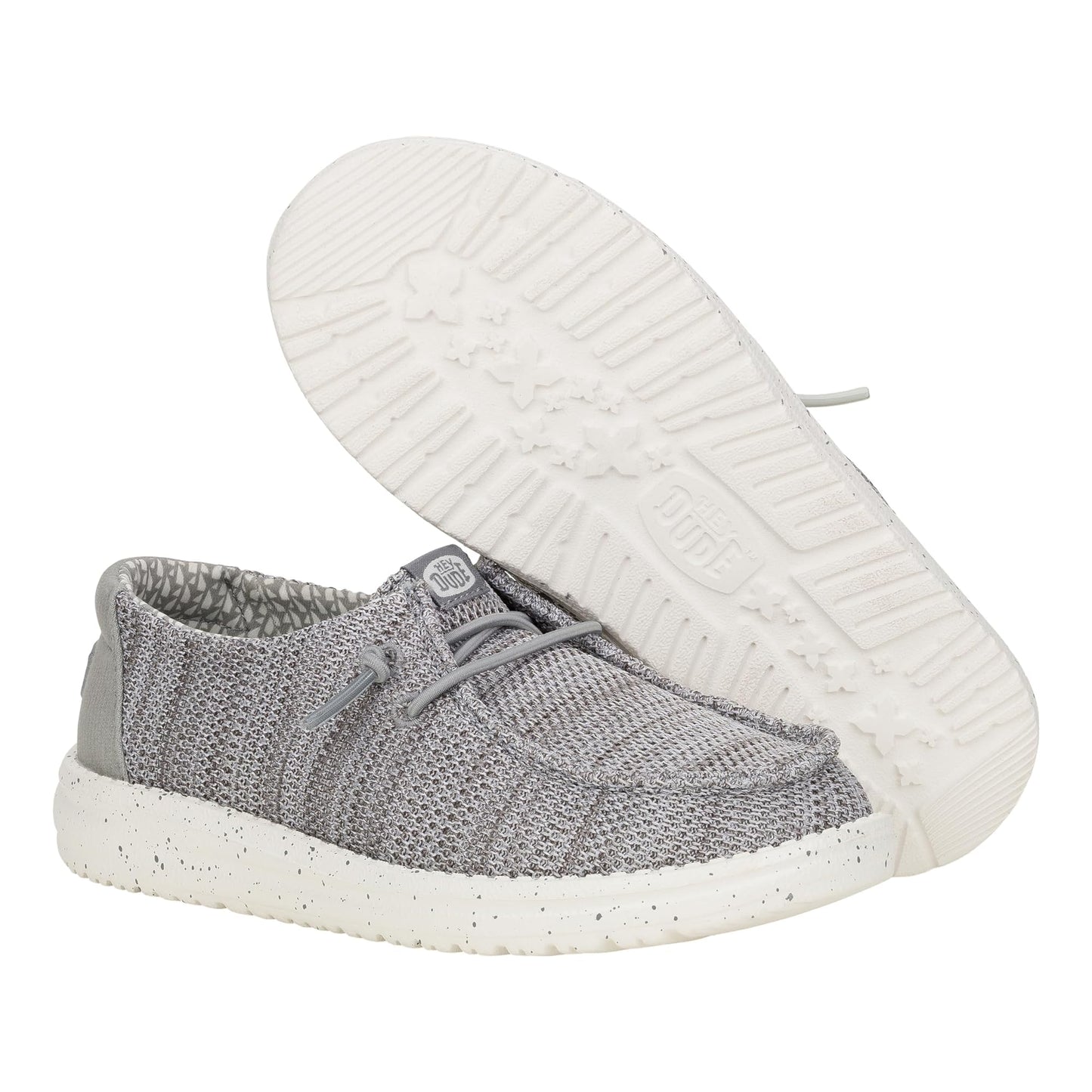 Hey Dude Kid Wally Stretch Sox (Toddler) Grey 10 Toddler
