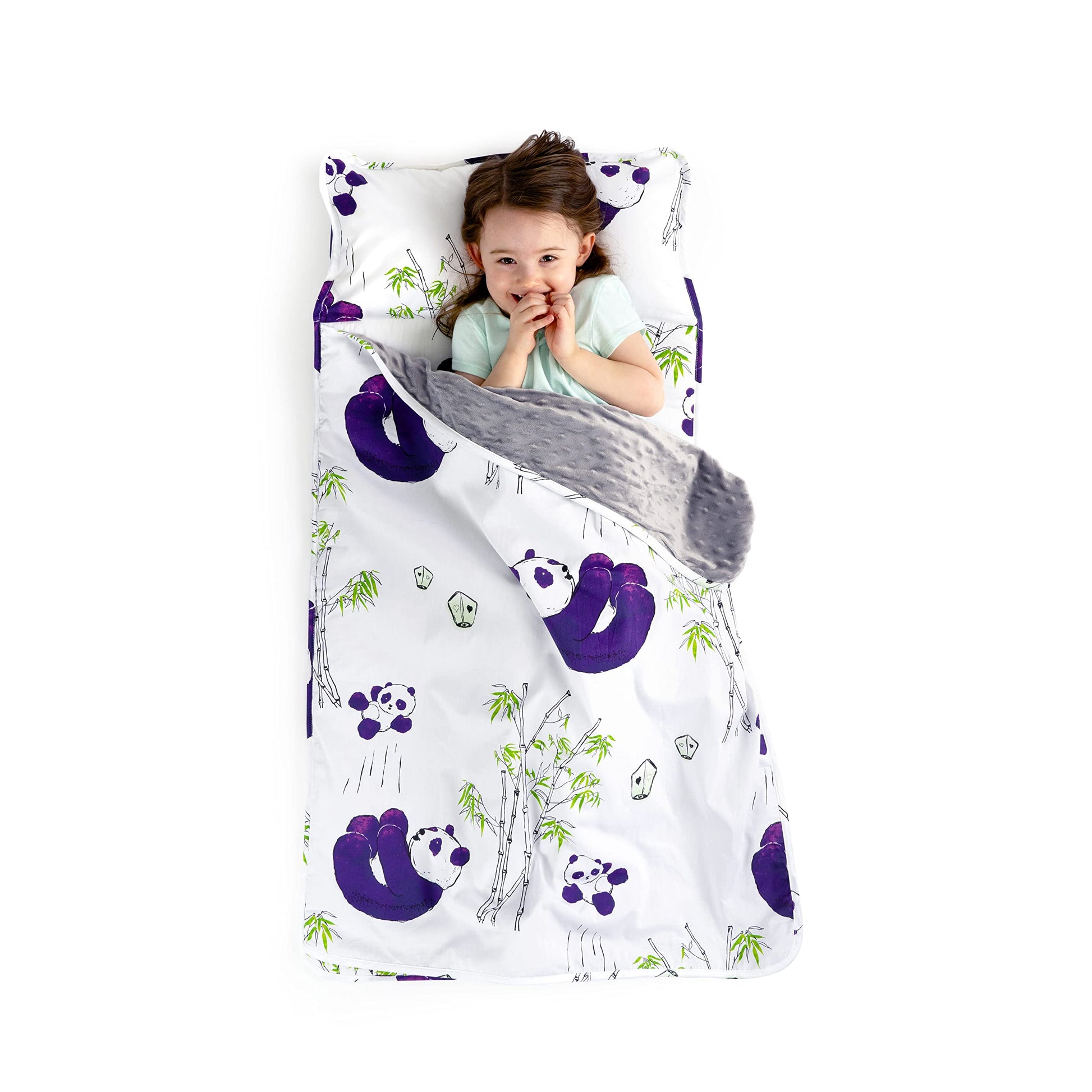 Jumpoff Jo - Toddler Nap Mat For Preschool, Daycare, And Kindergarten - Sleeping Bag For Kids With Removable Pillow And Ultra So
