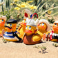 Row Boat Rubber Duck Bath Toy | All Natural, Organic, Eco Friendly, Squeaker | Imported from Barcelona, Spain