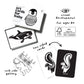 Wee Gallery Black and White Art Flash Cards for Babies, High Contrast Educational Animal Picture Cards, Baby Visual Stimulation,