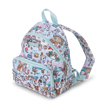 JuJuBe Everyday Mini, Tokidoki Snow Day, Small Diaper Backpack, Travel Bag for Baby Boy or Baby Girl, Lightweight Backpack for B