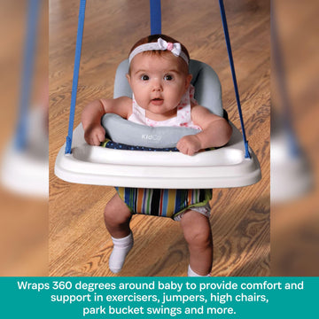 Kidco Huggapod Portable Baby Seated Support - Situp Baby Seat, Portable Infant Sit Up Seat For Jumpers, Swings, And More, Machin