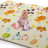 Luvlap Jungle Time Double Sided Water Proof Baby Floor Mat, Multicolor, Reversible Floor Mats For Kids, Baby Mats For Floor, Cra