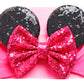 Mouse Ears Headband/Headwrap - Toddler, Baby, Kids - Party Supplies - Pink-2
