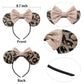 Undehaac Bows Mouse Ears Headband - 2 Pcs Cute Sequin Headband For Women And Girls, Suitable For Halloween Variety Holiday Party