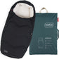Voksi Footmuff for Stroller, Urban 2025, Natural Wool & Down, Superbly Padded & High Insulation, Extendable, Norway Product (Bla