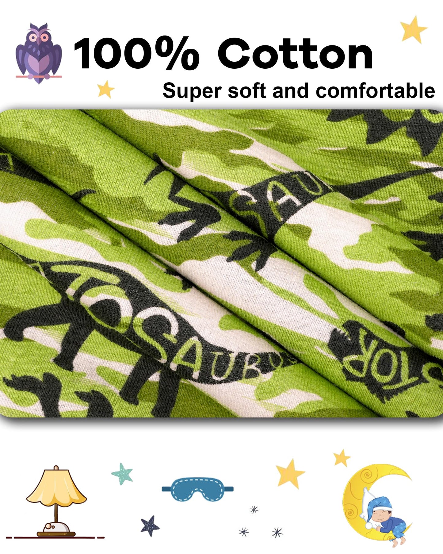 Daughter Queen Boys Pajamas 18-24 Months Summer Pjs Dinosaur Pj Sets Baby Toddler Space Cotton Short Sleeve Jammies Trex Sleepwe