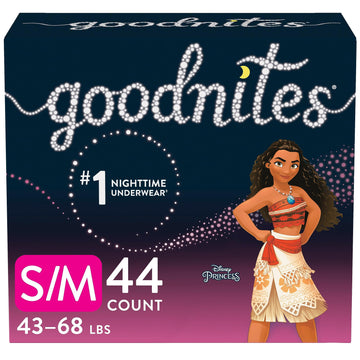 Goodnites Goodnites Bedwetting Underwear For Girls, S/M, 44 Ct, Size 4-Girl, 44 Count