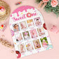 My First Year Photo Board Sweet One Photo Board Donut One Year Birthday Party Decorations First Year Picture Frame 12 Monthly Mi