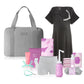 Frida Mom 30pc Pre-Packed Hospital & Diaper Bag Essentials Gift Set, Includes Labor, Postpartum, & Newborn Grooming Kit in One, 