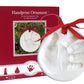 Child To Cherish Baby Handprint Or Footprint First Christmas Ornament Kit