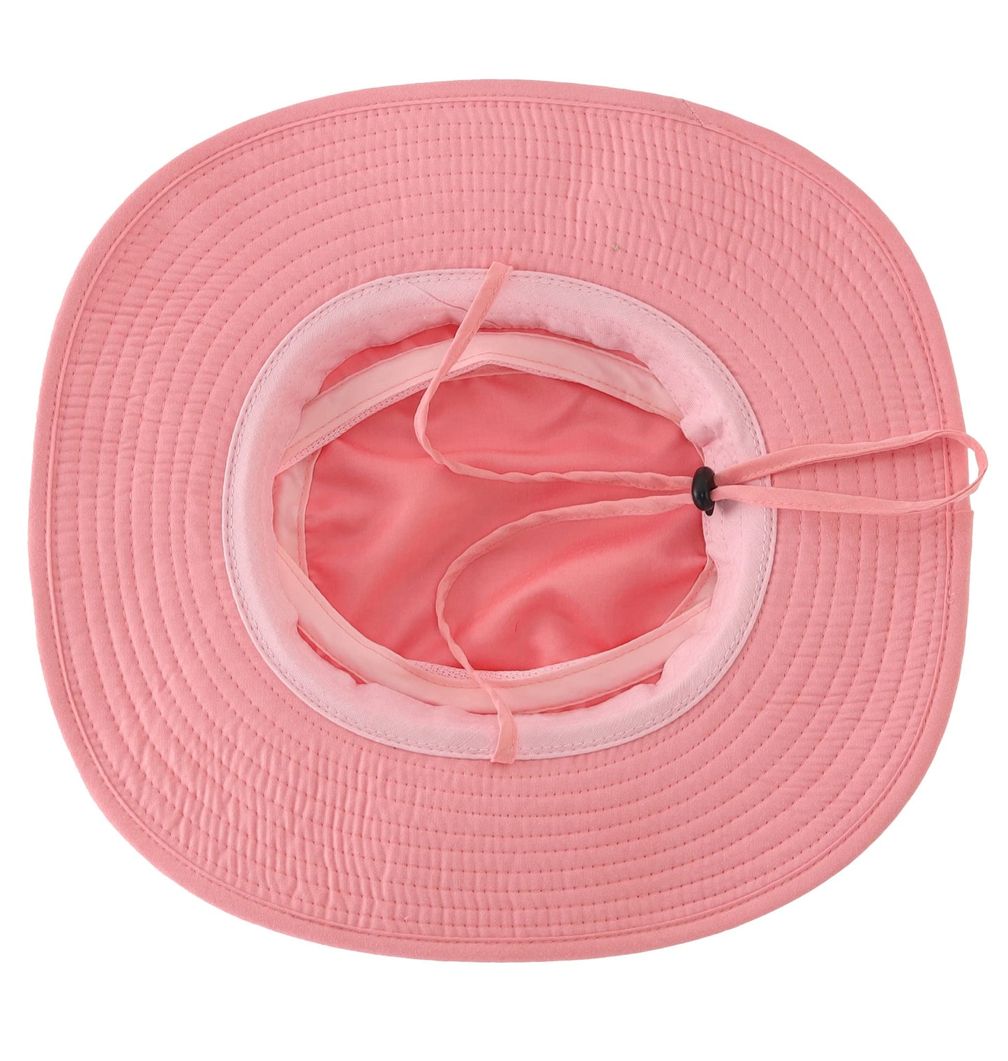 Connectyle Little Girls Sun Hat Uv Protection Beach Hat For Toddler Girls Breathable Bucket Hat For Summer Upf 50+ Baby Pink