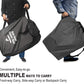 Car Seat Travel Bag For Air Travel - Profaster Airplane Carseat Gate Check Bag Backpack, Fold With Attached Carry Bag, Gray