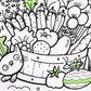 Modern-Twist Waterproof, Dishwasher Safe Mark-Mat, Single, Garden Play