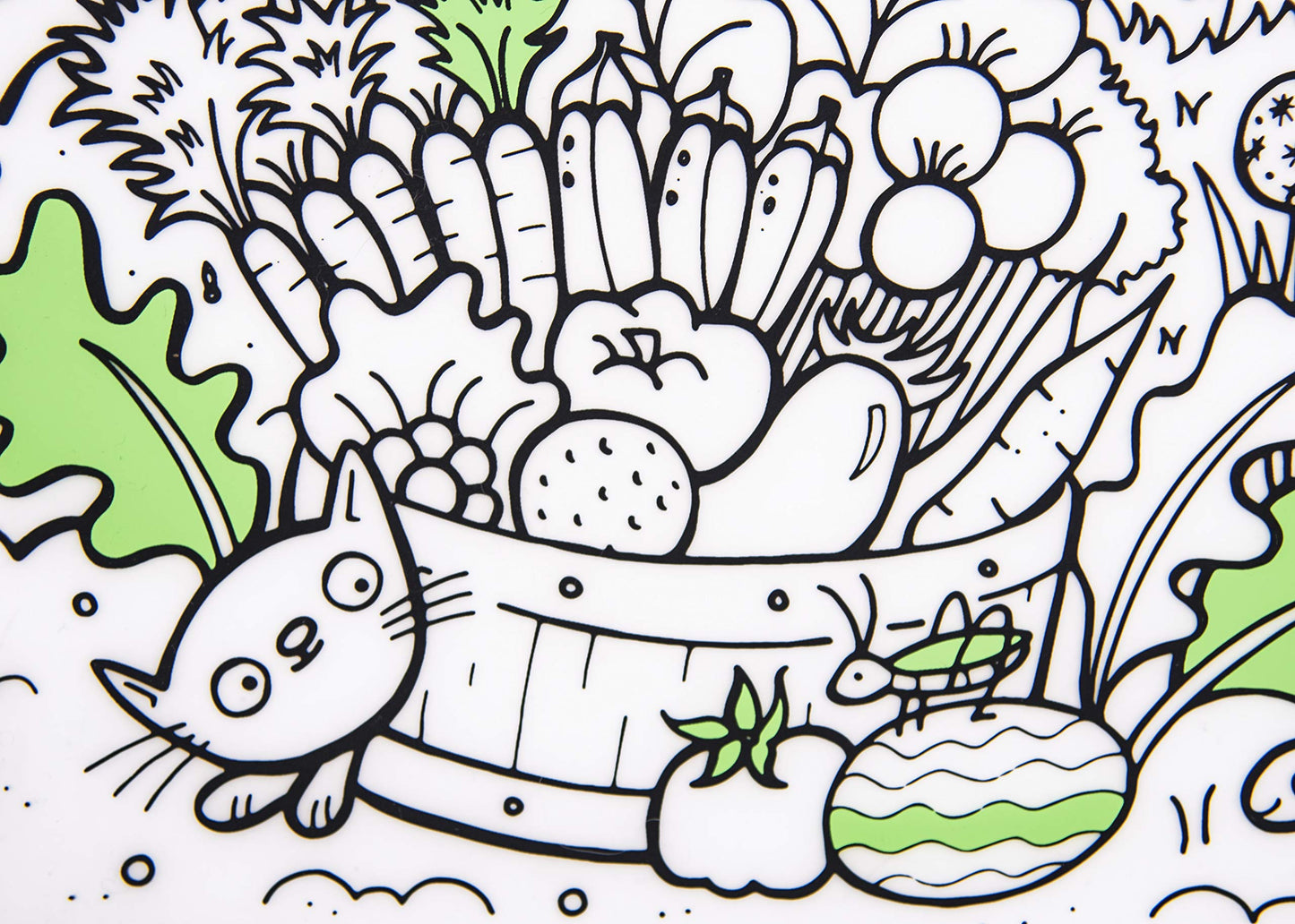 Modern-Twist Waterproof, Dishwasher Safe Mark-Mat, Single, Garden Play