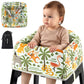 Mamatepe Baby High Chair Cover Restaurant with Strap Pads & 2-Point Harness - Machine Washable, Waterproof, Portable for Restaur
