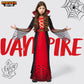 Spooktacular Creations Royal Vampire Costume For Girls Deluxe Set Halloween Gothic Victorian Vampiress Queen Dress Up Party-S(5-