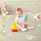 Piikago Padded Baby Play Mat, Super Soft Vegan Leather Baby Mat For Floor, 48X48 Thick Foam Cushioned Play Mat For Babies 6-12 M