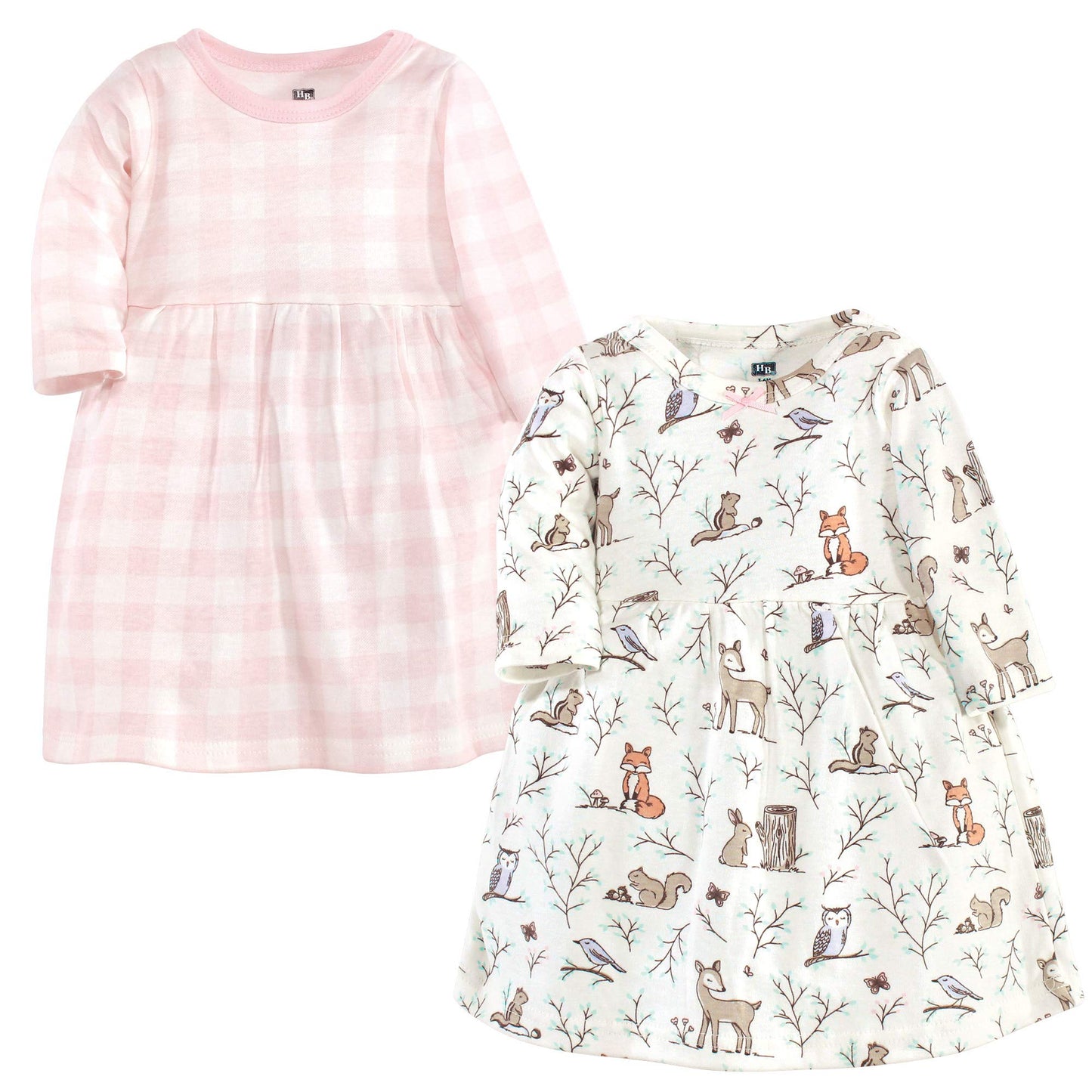 Hudson Baby Girl'S Cotton Dresses, Enchanted Forest, 4 Toddler
