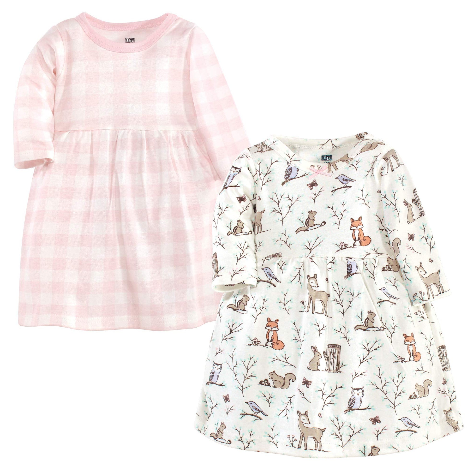 Hudson Baby Girl'S Cotton Dresses, Enchanted Forest, 4 Toddler