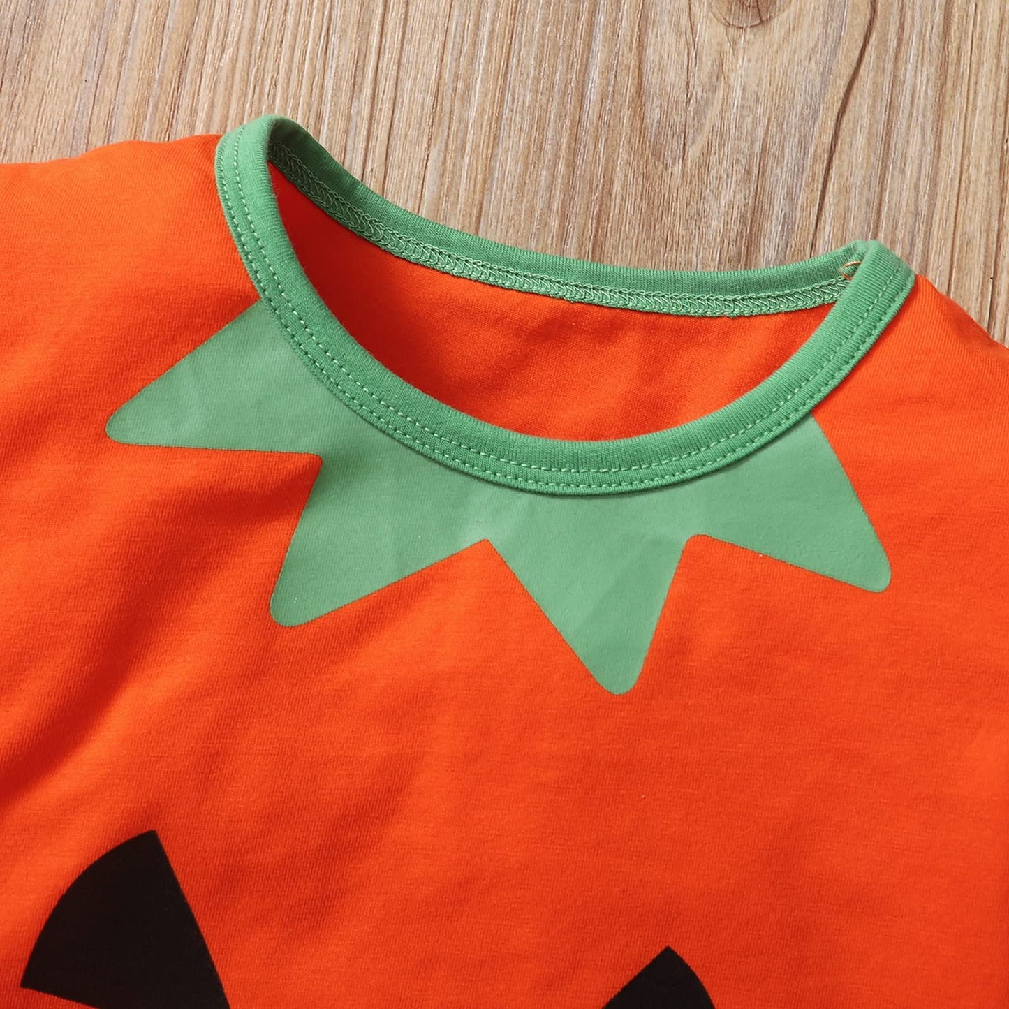 Baby Boys Girls Halloween Outfit Newborn My First Halloween Clothes Pumpkin Outfit (Orange, 0-3 Months)