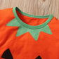 Baby Boys Girls Halloween Outfit My First Halloween Clothes Pumpkin Outfit (6-12 Months) Orange