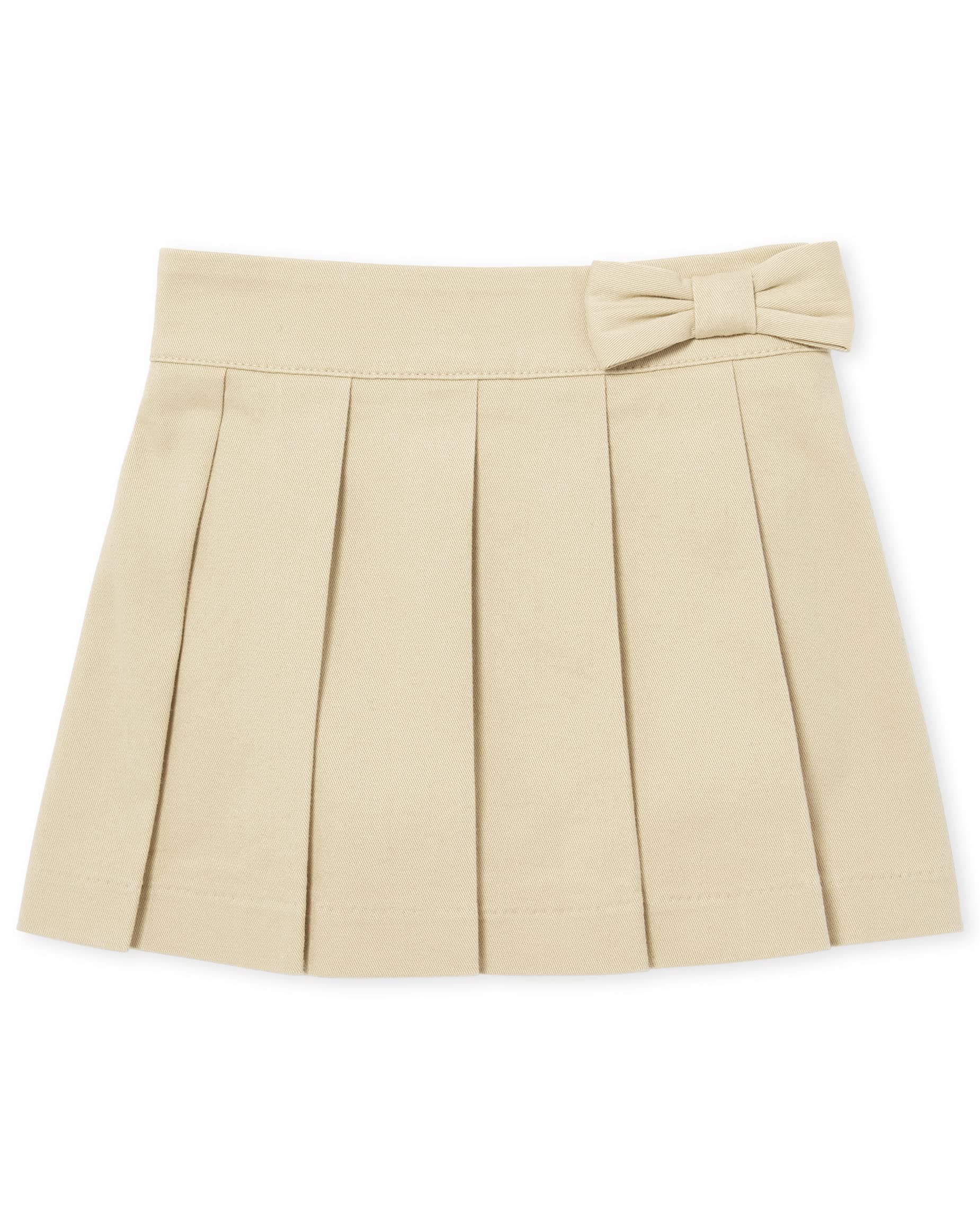The Children'S Place Baby Girls And Toddler Girls Pleated Skort, Sandy, 4T – Cut WBBAPB078H4FKC1